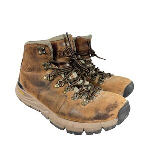 DANNER Mountain 600 Hiking Boots Women’s Size 8 Brown Leather Vibram Waterproof